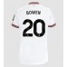 Maillot de foot West Ham United Jarrod Bowen #20 Extérieur vêtements 2023-24 Manches Courtes